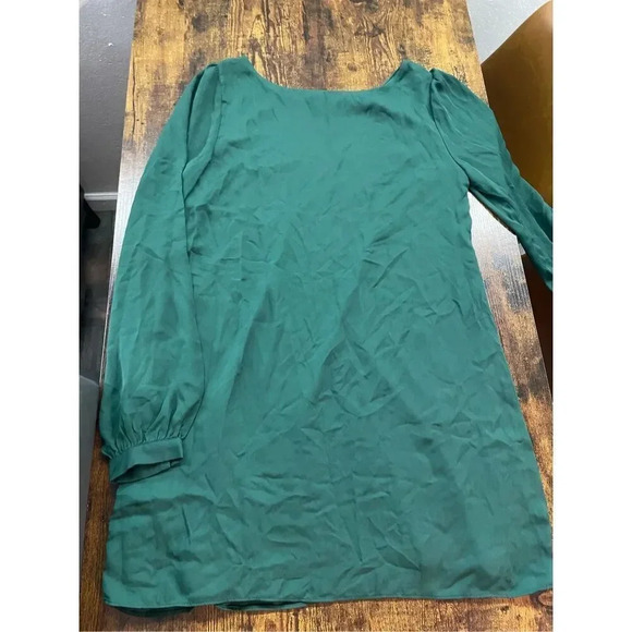Lulus Status Update Forest Green Shift Dress  Size S - Picture 11 of 11
